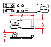 Stainless Safety Hasp