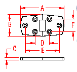 Stainless Flush Door Hinge