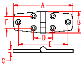 Stainless Heavy Duty Door Hinge - Equal