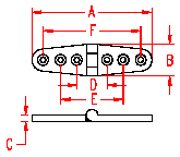 Stainless Heavy Duty Strap Hinge