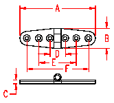 Stainless Strap Hinge