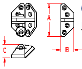 Stainless Heavy Duty Hatch Hinge