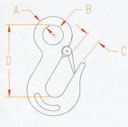 Stainless Eye Slip Hook