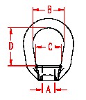 Stainless Lifting Eye Nut