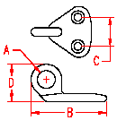 Stainless Anchor Eye