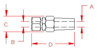 Stainless Swageless Receiver