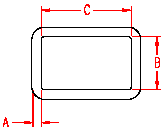 Stainless Rectangular Ring