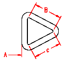 Stainless Triangle Loop