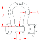 Stainless Steel Anchor Shackle