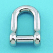 Stainless Straight D Shackle