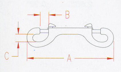 Stainless Double Bolt Snap