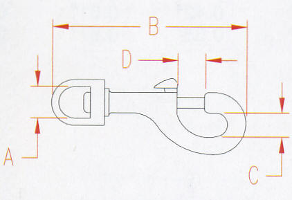 Stainless Swivel Bolt Snap