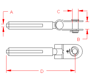 Stainless Swage Marine Toggle