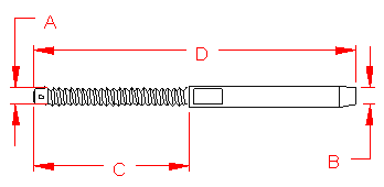 Stainless Swage Stud - UNF - Right Hand