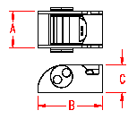 Stainless Mini Over Center Buckle