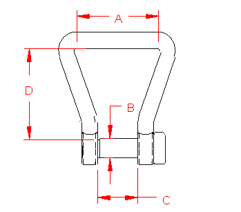 Stainless Steel Webbing Shackle