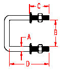 Stainless Trailer U Bolt