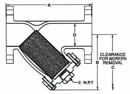 300 Lbs. Y Strainers