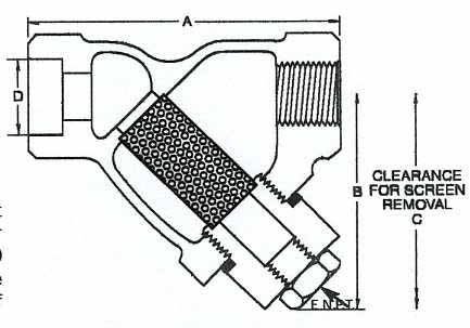 600 Lbs. Y Strainers