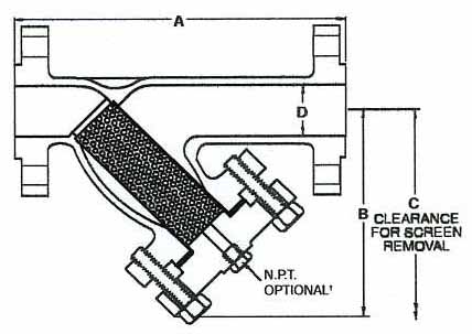 900 Lbs. Y Strainers