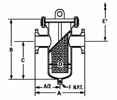 FB1 Fabricated Basket Simplex Strainer