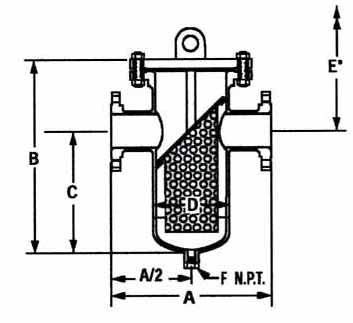 FB2 Fabricated Basket Simplex Strainer