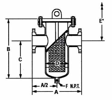 FB3 Fabricated Basket Simplex Strainer