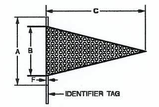 Temporary Conical Fluid Strainers