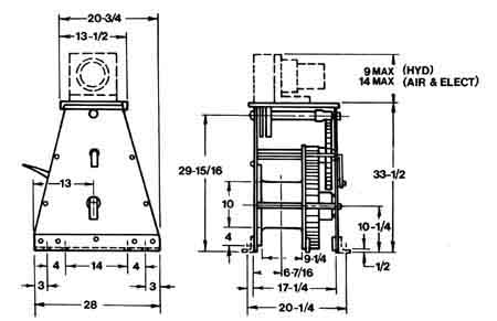 Upright Electric Barge Winch