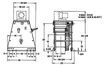 Upright Electric Barge Winch