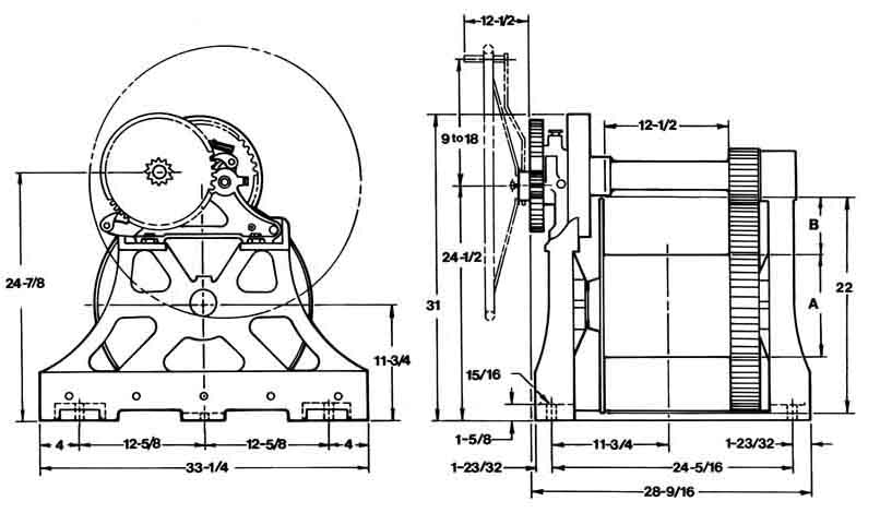 10 and 15 Ton Heavy Duty Hand Winch