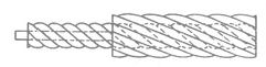 Cross Laid Wire Rope