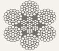 6 x SeS37 IWRC Parallel Laid Wire Rope